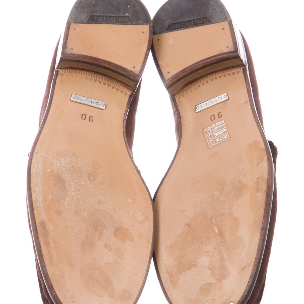 Gucci Suede Horsebit Loafers - Picture 5 of 5